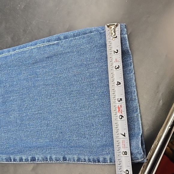 Adrianna Goldsmeid Medium Wash Jeans Janis High Rise Flare 28W - Picture 11 of 11